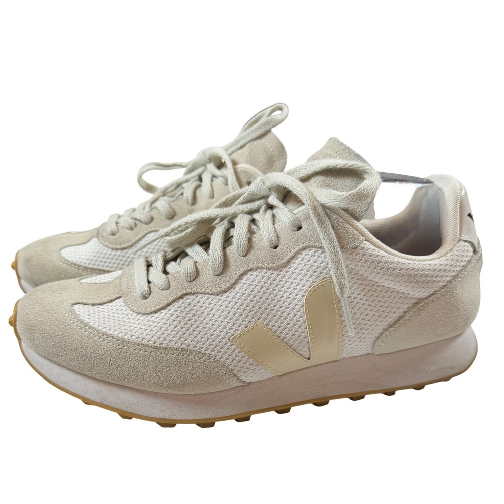 Veja Rio Branco Sneakers White Pierre Natural Suede Womens 10